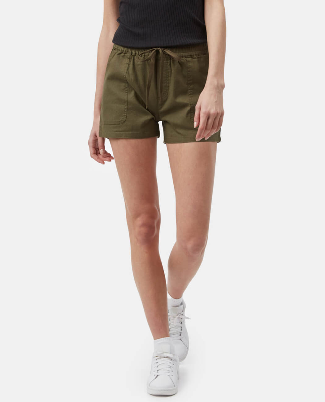 Women Cotton Regular Fit Solid Shorts